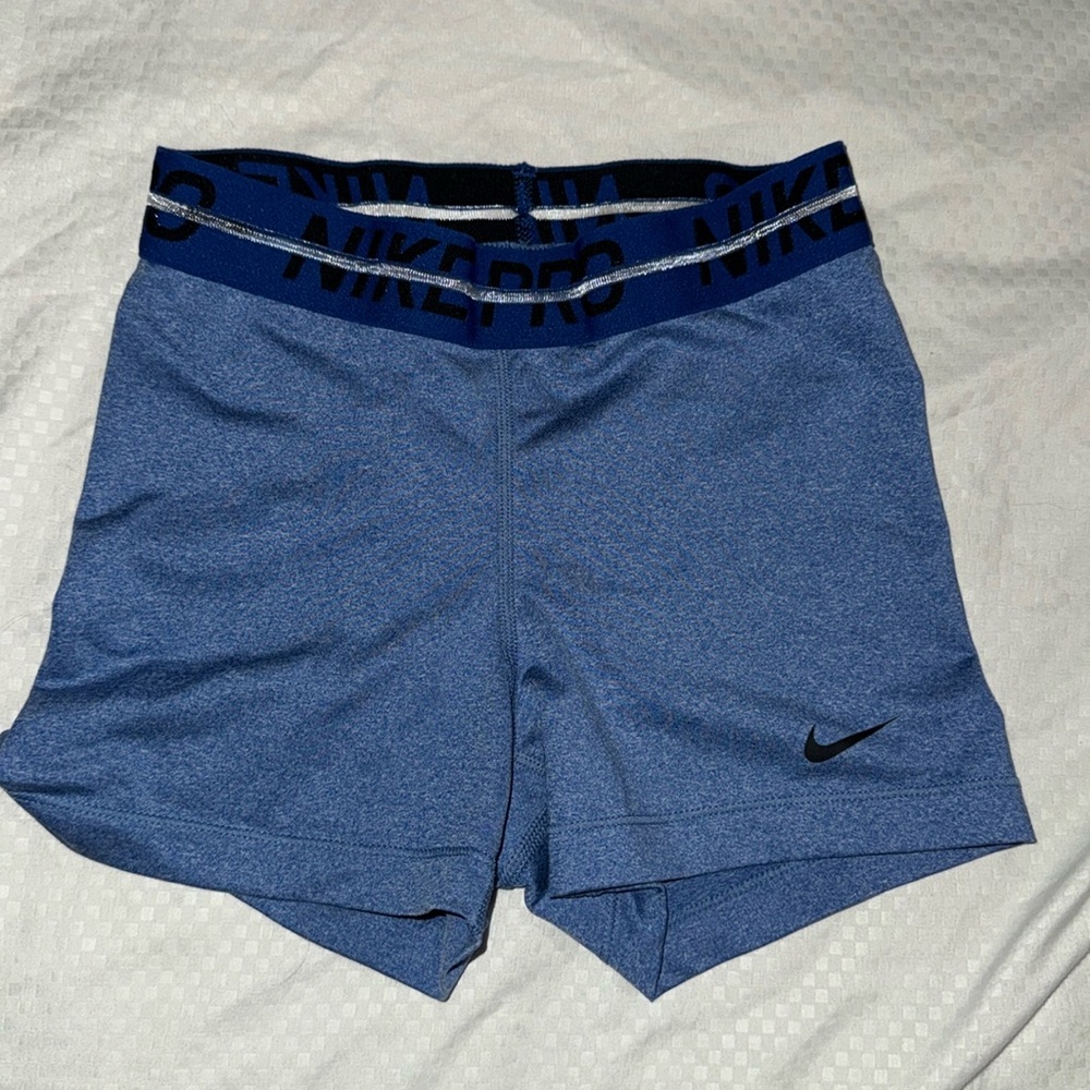 Blue Nike Pros. Unique design, great quality